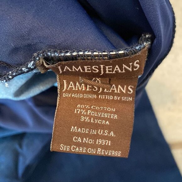 James Jeans Women’s Maternity 28 Denim Jeans Dark Wash High Rise Elastic Band - Picture 5 of 5